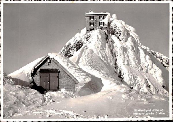 Säntis-Gipfel Vorderseite