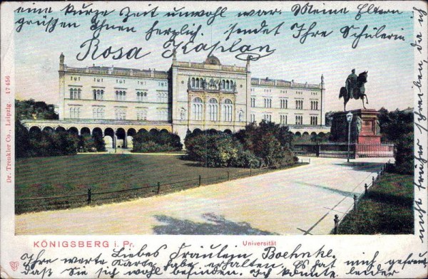 Königsberg Universität Vorderseite