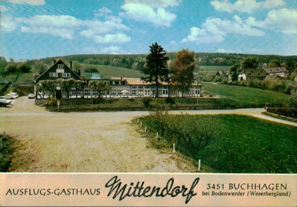 Ausflugs-Gasthaus Mittendorf Vorderseite