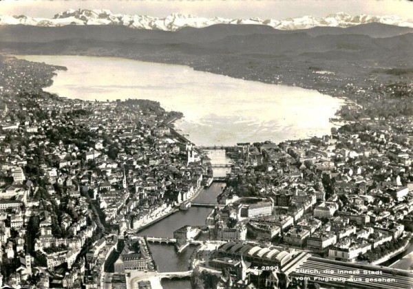 Innerstadt von Zürich Vorderseite