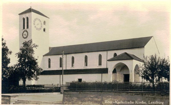 Lenzburg, Röm. Katholische Kirche Vorderseite