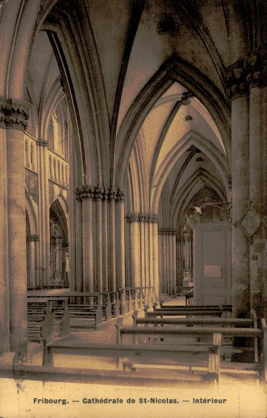 Cathédrale de St-Nicolas, Fribourg Vorderseite