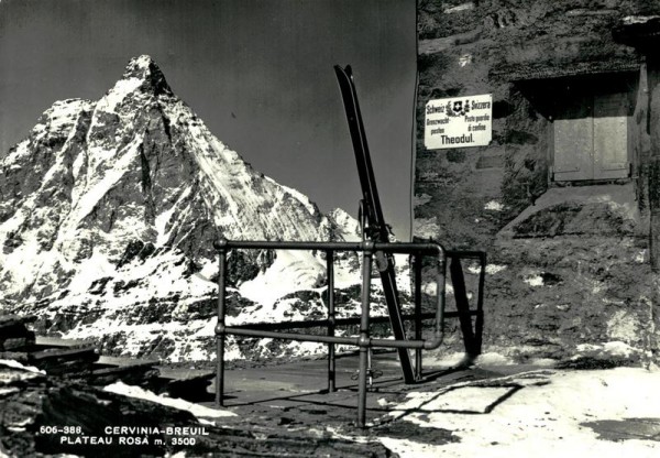 Cervinia-Breuil, Plateau Rosa Vorderseite