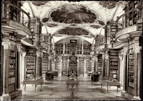Stiftsbibliothek St. Gallen Vorderseite