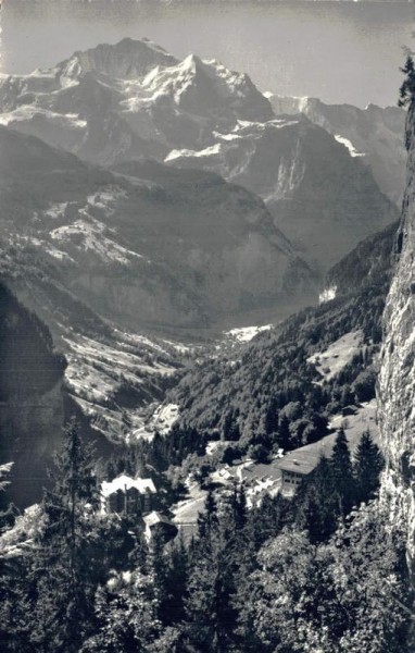 Isenfluh, Berghaus, Chalet du Fondateur, Jungfrau Vorderseite