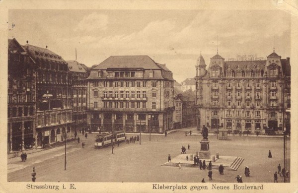 Kleberplatz gegen Neues Boulevard (Strassburg)