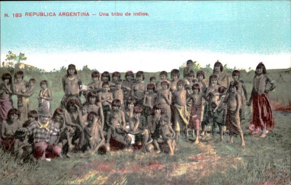 Argentinien, una tribu de indios Vorderseite