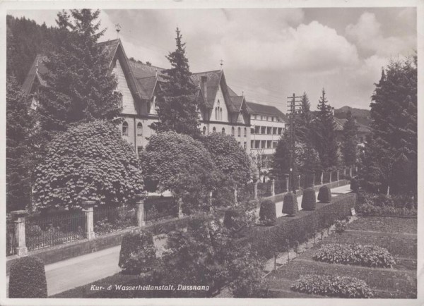 Dussnang, Kur- und Wassheilanstalt Vorderseite