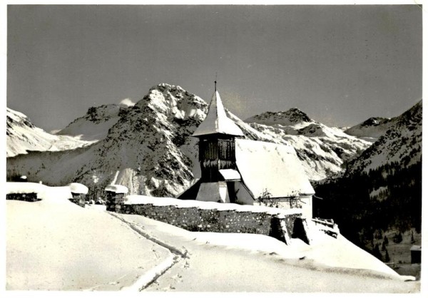 Aroser Bergkirchlein Vorderseite