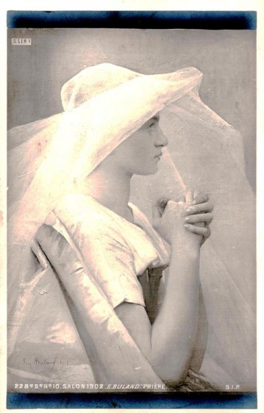 Saon 1902: E. Buland Prière Vorderseite