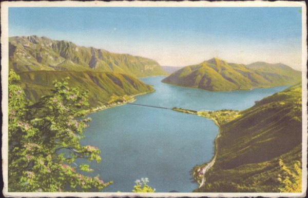 Lugano - Ponte di Melide e Monte Generoso