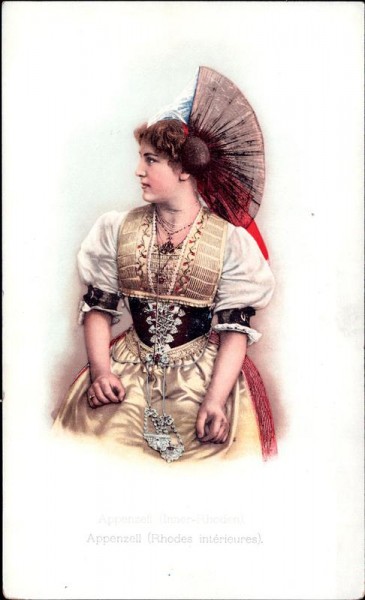 Appenzell Inner-Rhoden, Tracht Vorderseite