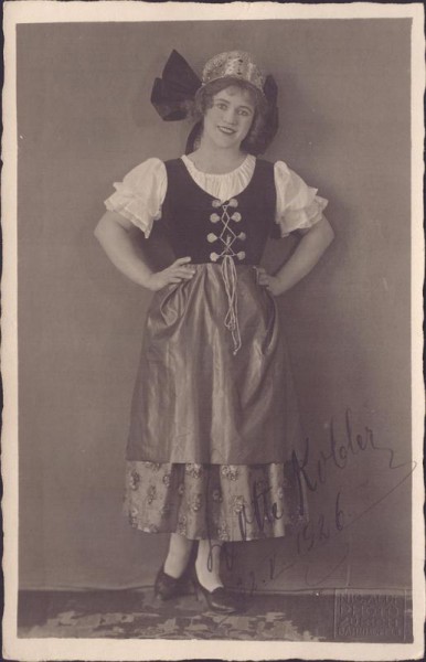 Lotte Kobler (?) 1926 Vorderseite