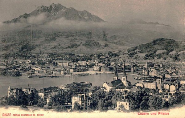 Luzern und Pilatus Vorderseite
