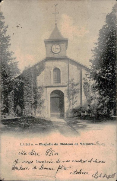 Chapelle du Chateau de Voltaire Vorderseite