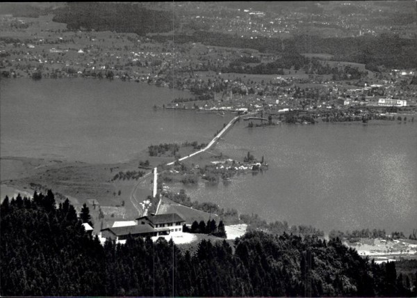 Feusisberg, Etzel-Kulm, Flugaufnahme Vorderseite