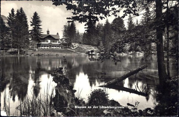 Blausee an der Lötschbergroute Vorderseite