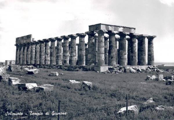 Selinunte - Tempio di Giunone. Junotempel Vorderseite