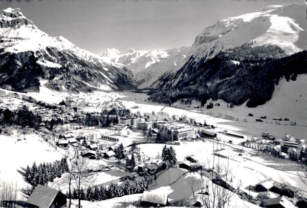 Engelberg mit Hahnen, Spannörter und Titlis Vorderseite