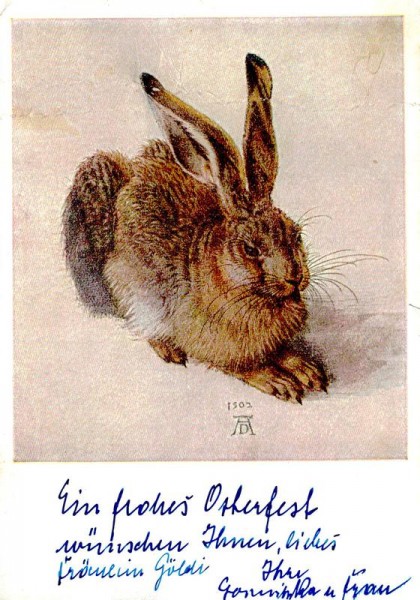 Der Hase, Albrecht Dürer Vorderseite