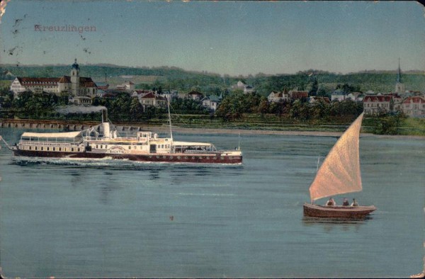 Kreuzlingen, Dampfschiff Säntis Vorderseite