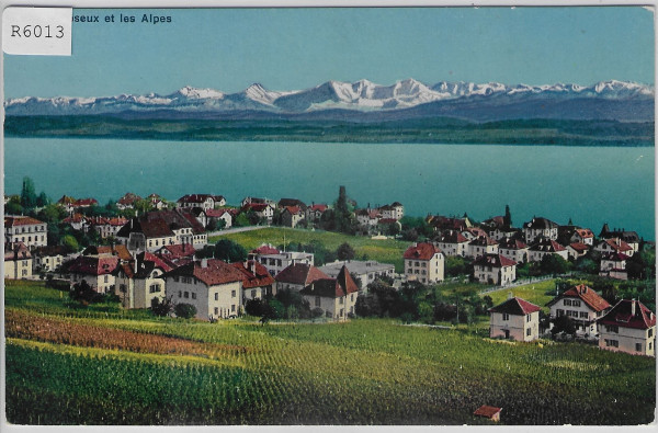 Peseux et les Alpes