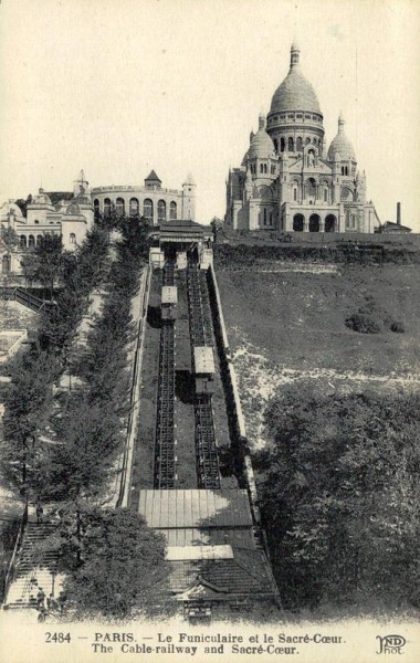 Paris, Le Funiculaire et le Sacré-Coeur Vorderseite