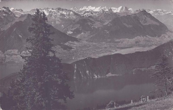 Rigi, Buochserhorn, Stanserhorn, Berneralpen Vorderseite