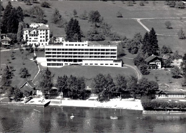 Weggis, Hotel Alexander-Seeblick, Flugaufnahme Vorderseite