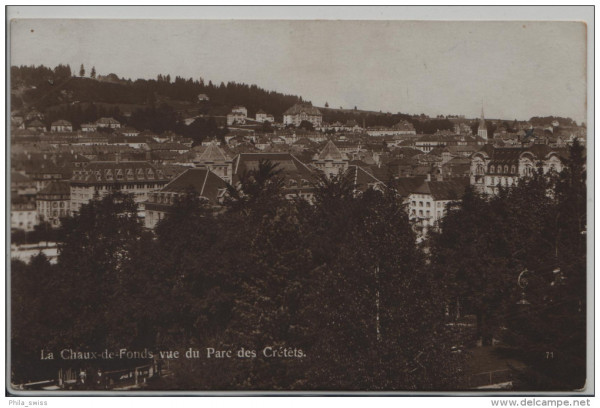 La Chaux de Fonds - vue du Parc des Crétèts