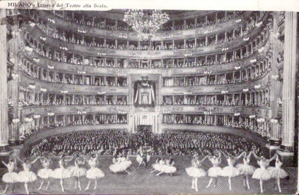 Milano - Interno del Teatro alla Scala