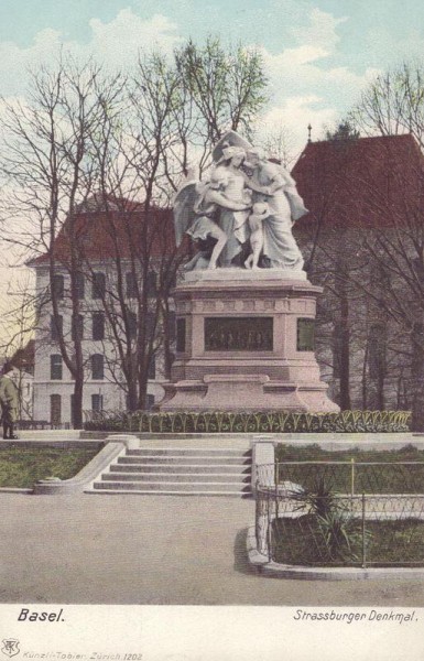 Basel, Strassburger Denkmal Vorderseite