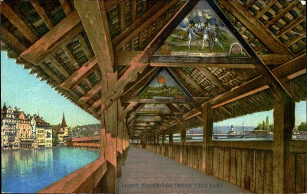 Kapellbrücke (Luzern) Vorderseite