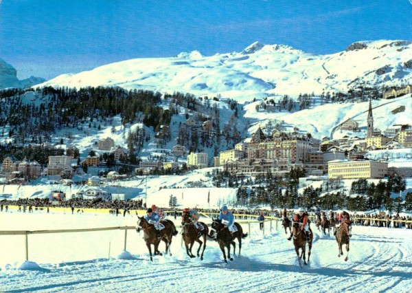 St.Moritz, Pferderennen Vorderseite