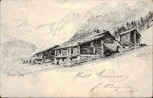 Saas-Fee Vorderseite