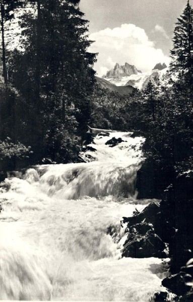 Engelberg. In der Aaschlucht Vorderseite