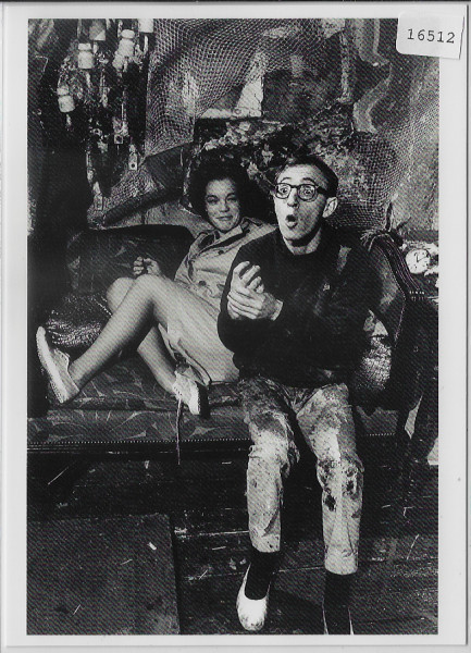 Woody Allen & Romy Schneider - Photo: Larry Shaw