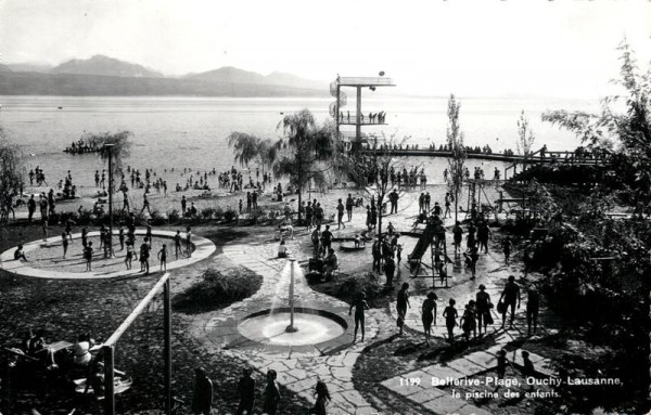 Bellerive-Plage, Ouchy Lausanne, la piscina des enfants Vorderseite