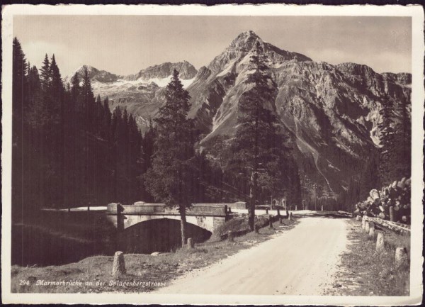 Marmorbrücke an der Splügenbergstrasse