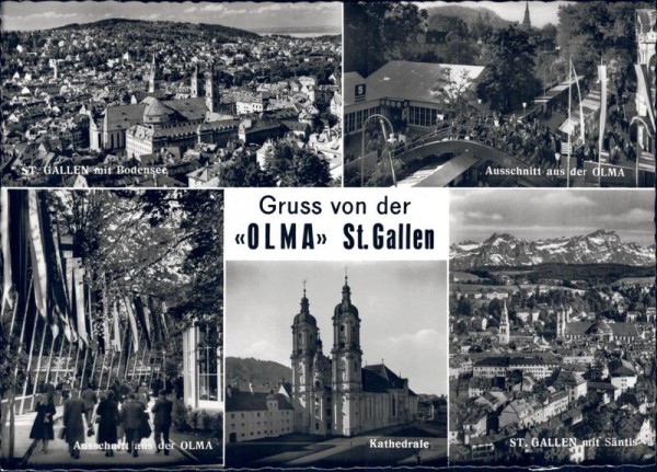 Gruss von der OLMA St. Gallen Vorderseite