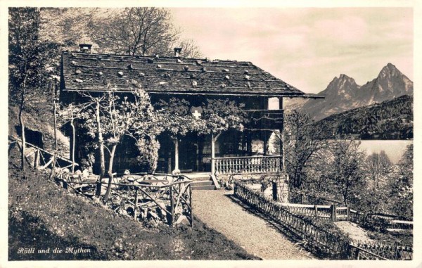 Rütli und die Mythen Vorderseite