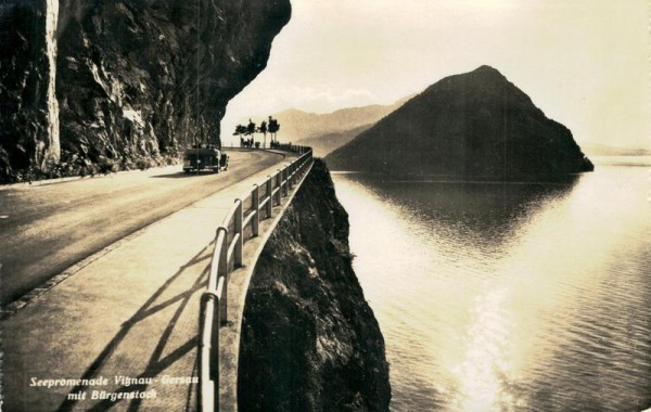 Vitznau-Gersau, Seepromenade Vorderseite