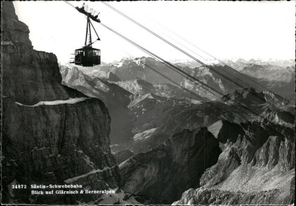 Säntis - Schwebebahn (2501 m) Vorderseite