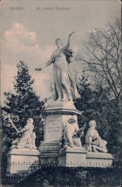 Basel, St. Jakob Denkmal Vorderseite