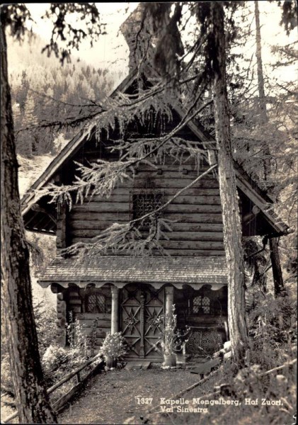 Kapelle Mengelberg, Hof Zuort Val Sinestra Vorderseite