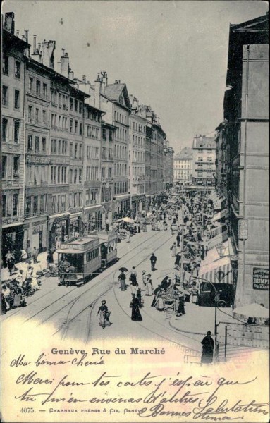Genève/Rue du Marché Vorderseite