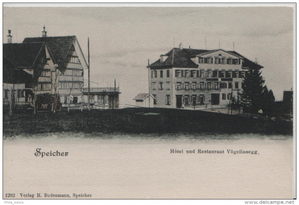 Speicher - Hotel und Restaurant Vögelinsegg - Verlag H. Bodenmann No. 1292