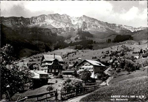 Amden mit Mattstock Vorderseite