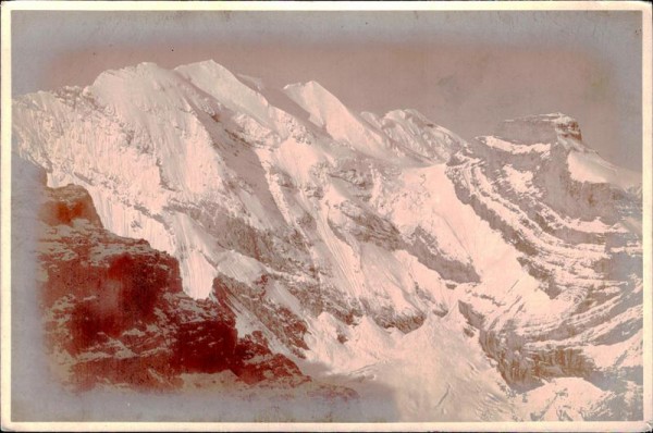 Blüemlisalp vom Dürrenscafberg aus Vorderseite