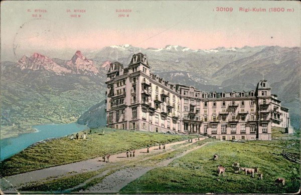 Rigi-Kulm (1800 m) Vorderseite